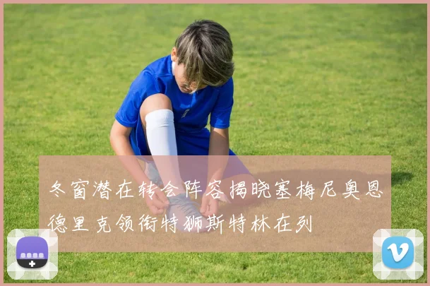 冬窗潜在转会阵容揭晓塞梅尼奥恩德里克领衔特狮斯特林在列